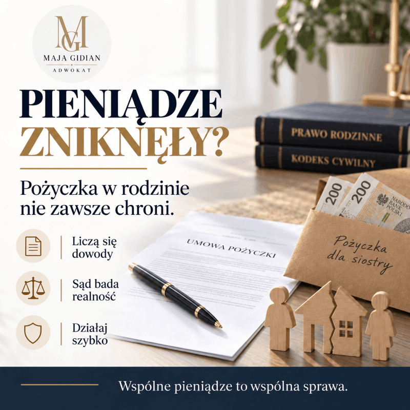 Pieniądze zniknęły przed rozwodem?